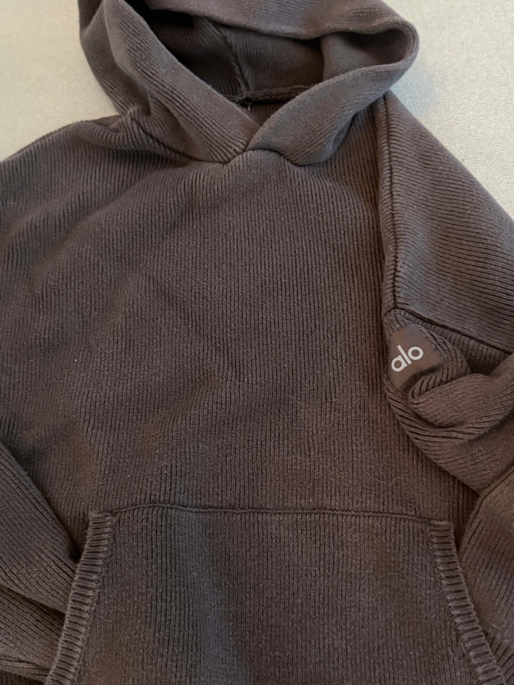 ALO Yoga Hoodie Scholar Hooded Sweater
Oversized Hoodie Brown Espresso M/L - Picture 9 of 10